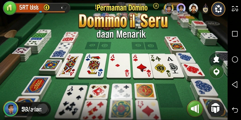 Tampilan gameplay yang mendebarkan di 5RT dengan fitur sosial yang seru.