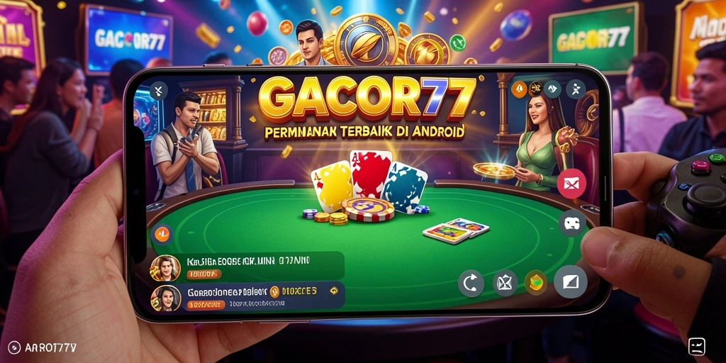 Tampilan gameplay menarik di GACOR77 dengan berbagai pilihan permainan kasino.