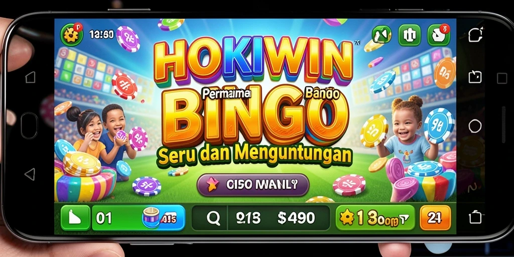 Screenshot utama HOKIWIN menampilkan gameplay seru Bingo.