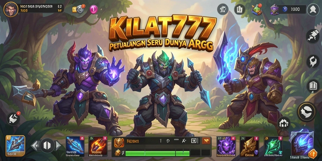 Tampilan gameplay KILAT777 yang menarik dan dinamis.