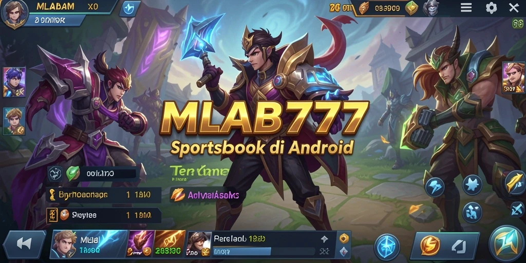 Tampilan gameplay taruhan di MLBB777 yang menarik dan informatif.