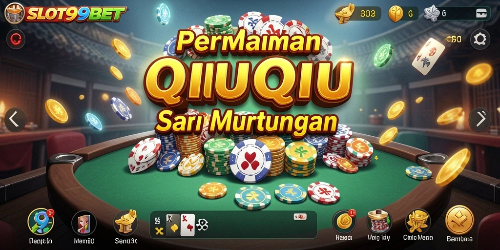 Screenshot gameplay SLOT99BET menampilkan keseruan permainan QiuQiu.