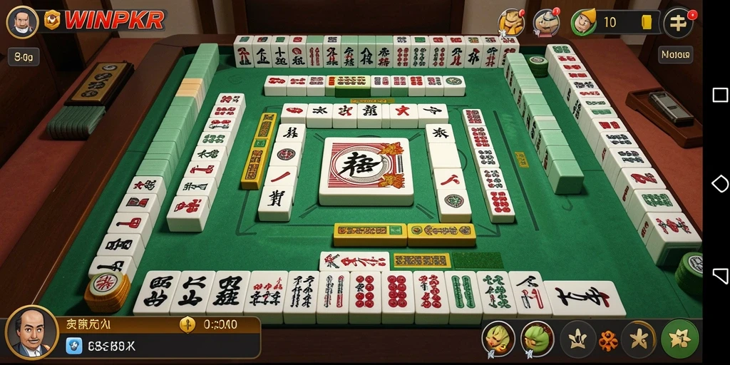 Tangkapan layar utama menggambarkan gameplay Mahjong yang seru dan menantang.